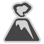 Volcano SVG Icon